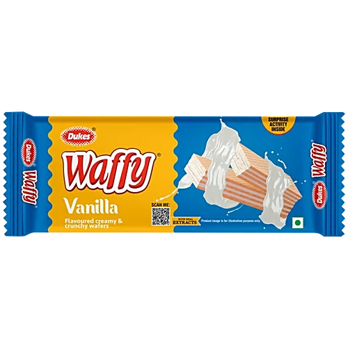 Dukes Waffy Vanilla Flavoured Crispy And Crunchy Wafers
