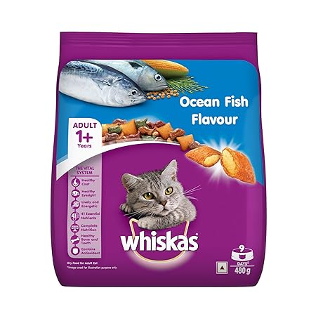 Whiskas Ocean Fish Flavour Adult Dry Cat Food