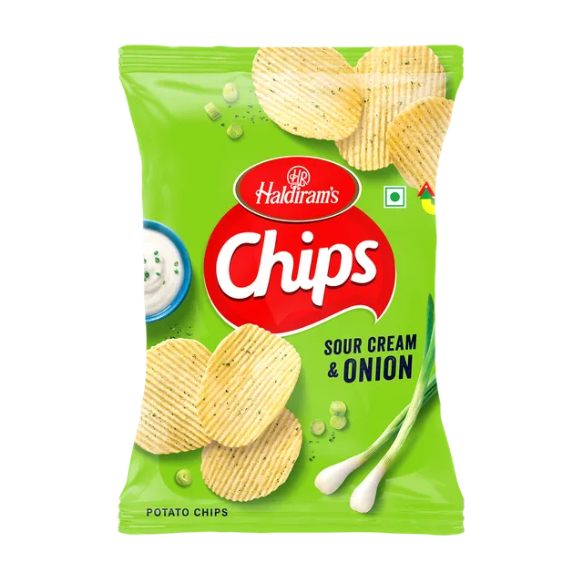 Haldirams Chips Sour Cream And Onion 