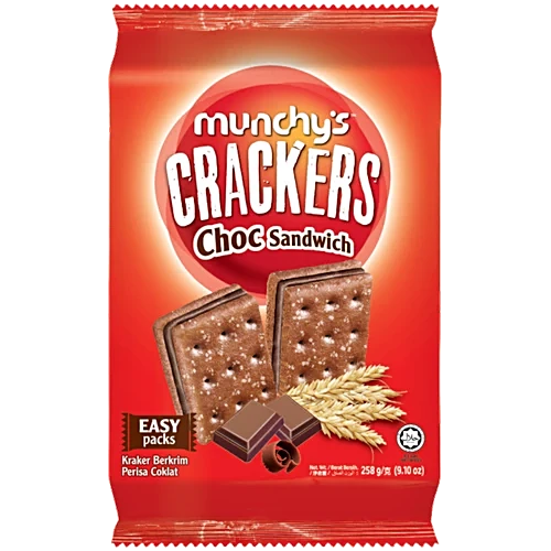 Munchys Biscuits Crackers Choc Sandwich