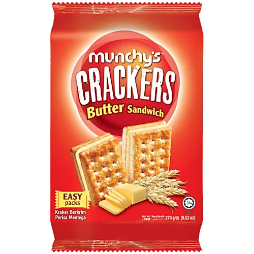 Munchys Biscuits Crackers Butter Sandwich