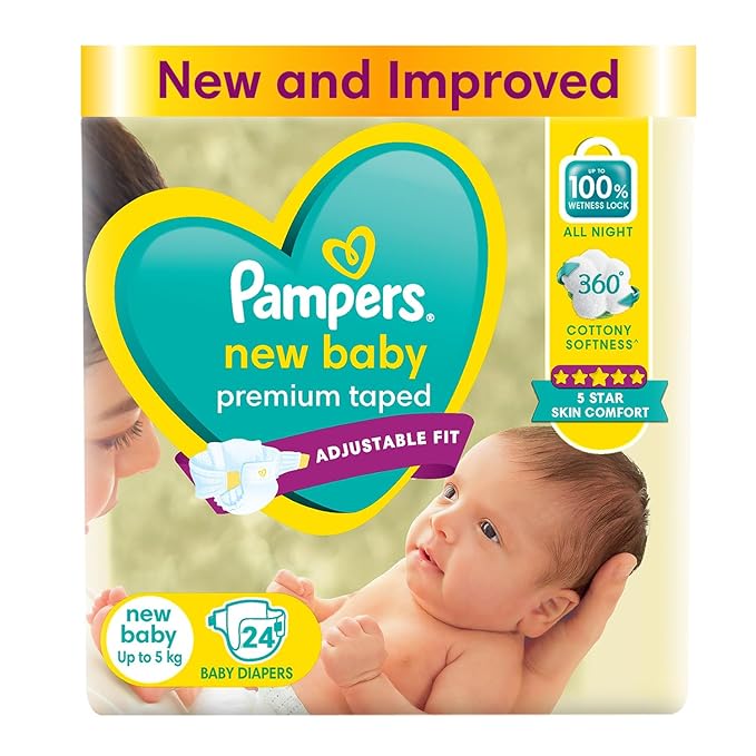 Pampers Baby Diapers Pants Happy Skin New Baby Up To 5 Kg
