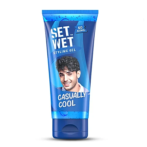 Set Wet Hair Gel Styling Casually Cool 