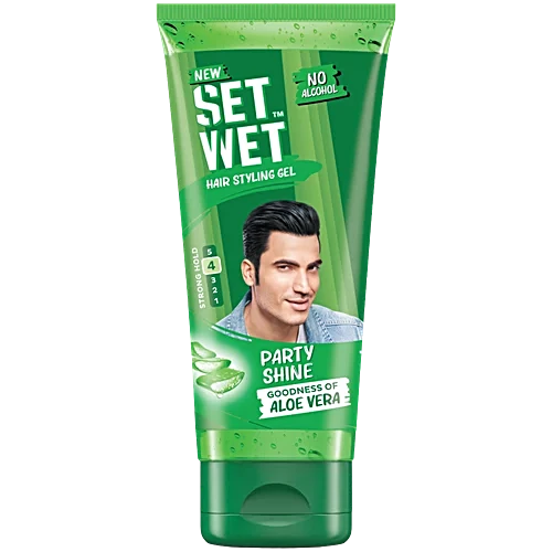 Set Wet Hair Gel Party Shine