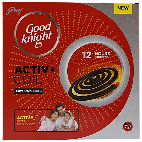 Good Knight Repellents Active Coil Low Smoke