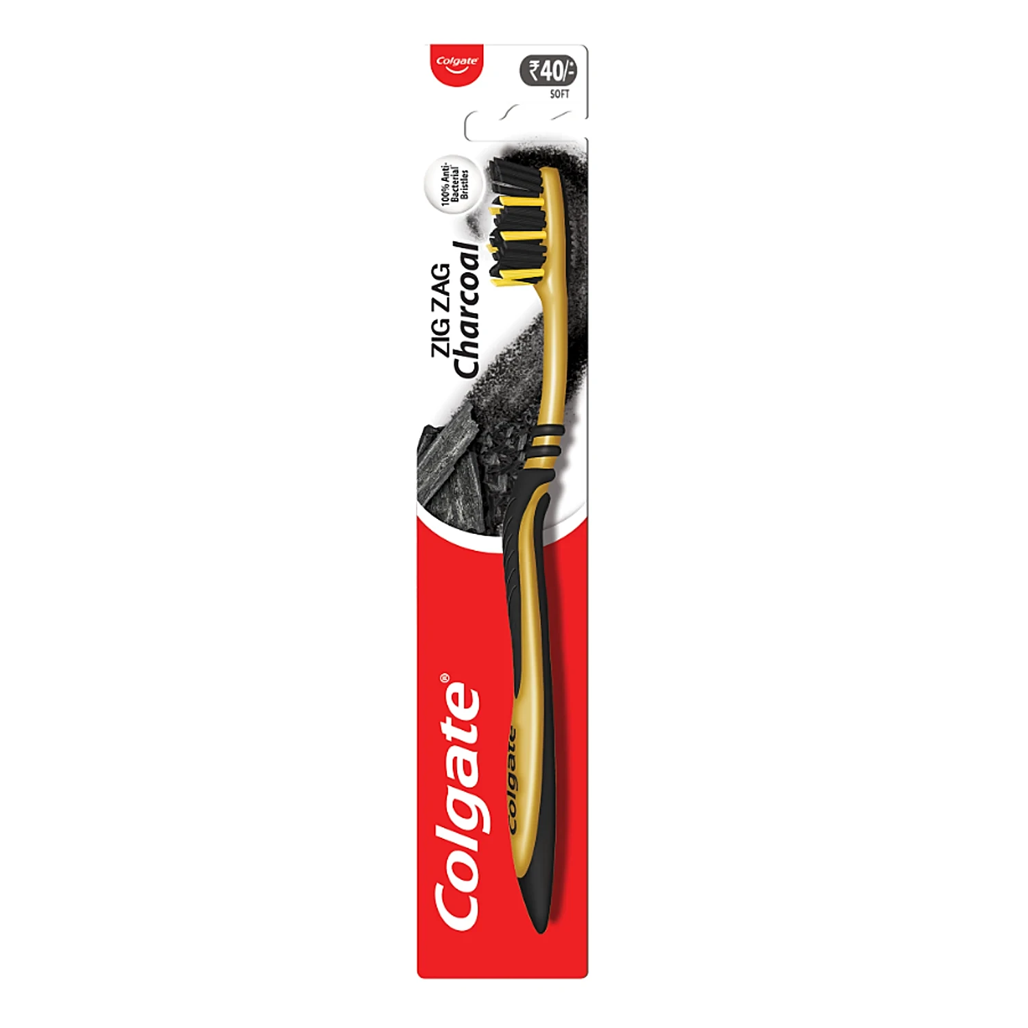 Colgate Tooth Brush Zig Zag Charcoal Soft