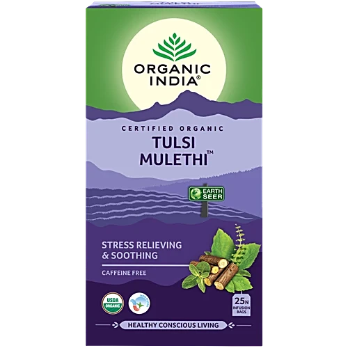 Organic India Green Tea Tulsi Mulethi