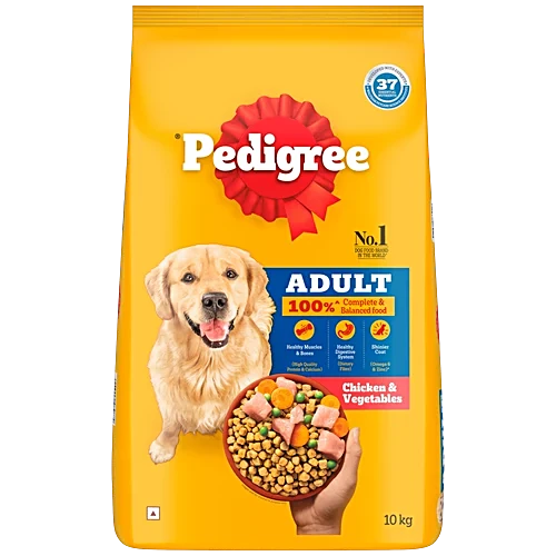 Pedigree Dog Food Adult Chicken And Vegetables 