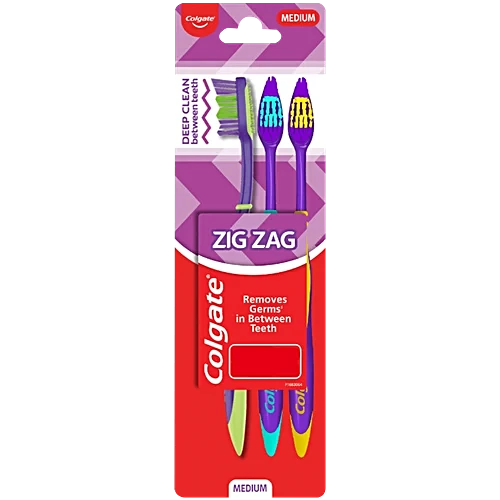 Colgate Tooth Brush Zig Zag Pack Of 3 Pcs