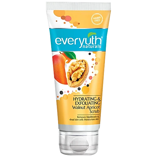 Everyuth Face Scrub Naturals Hydrating And Exfoliating Walnut Apricot 