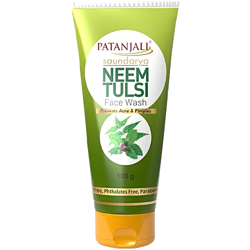 Patanjali Saundarya Neem Tulsi Face Wash 