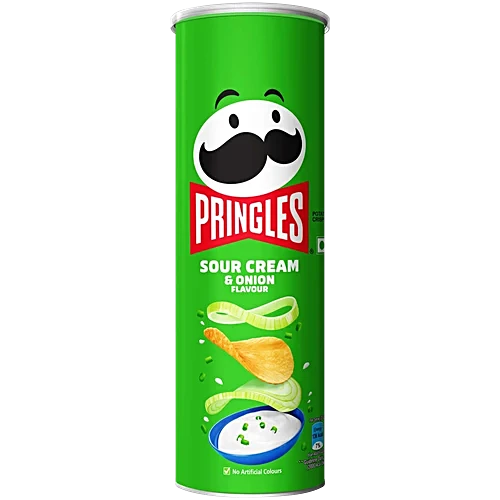 Pringles Chips Sour Cream And Onion Flavour