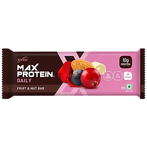 RiteBite Max Protein Daily Bar Fruit & Nut