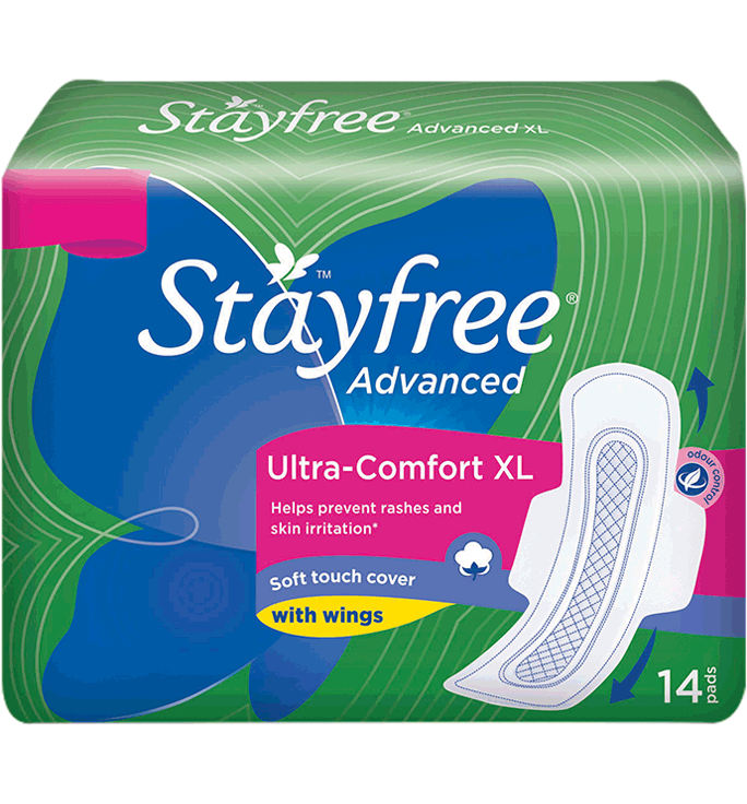 Stayfree Sanitary Pads Advanced Ultra Comfort XL