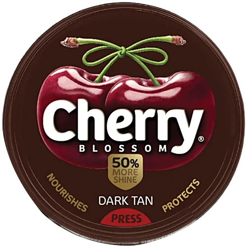 Cherry Shoe Polish Blossom Dark Tan 