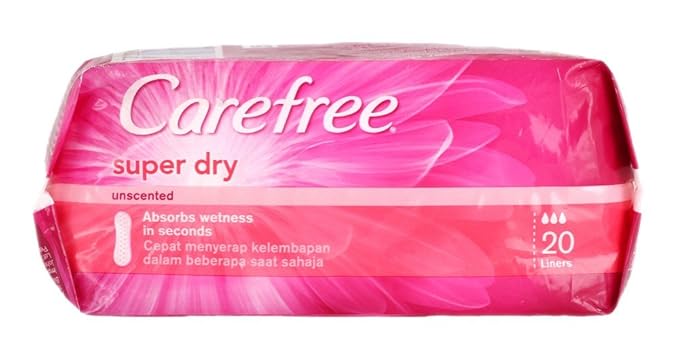 Carefree Sanitary Pads Super Dry Everyday Freshness