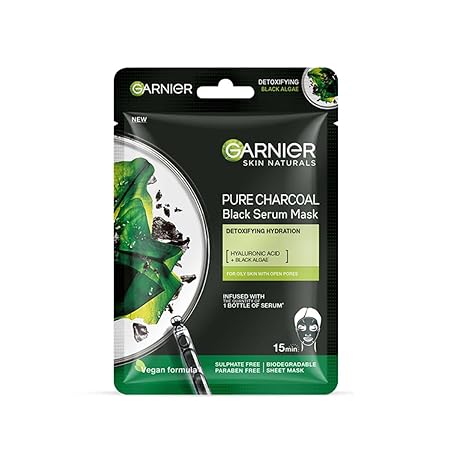 Garnier Face Mask Black Serum Pure Charcoal