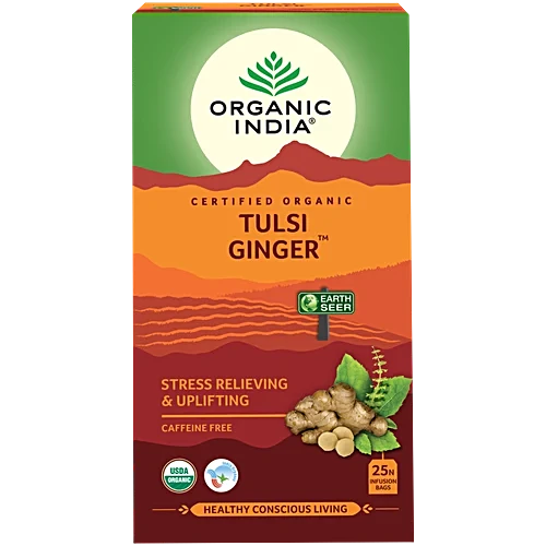 Organic India Tea Tulsi Ginger 