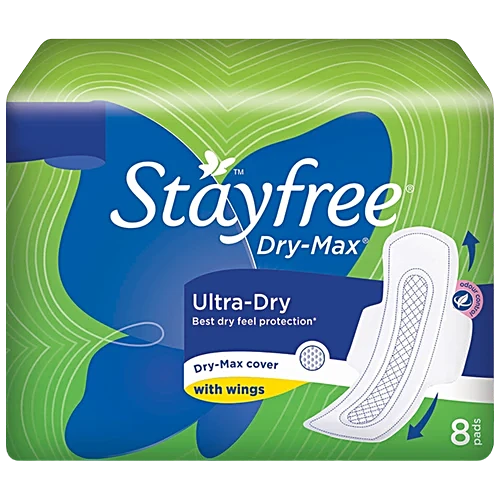 Stayfree Sanitary Pads Dry Max Ultra Dry With Wings