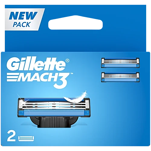 Gillette Shaving Blades Mach 3 Cartridges 2