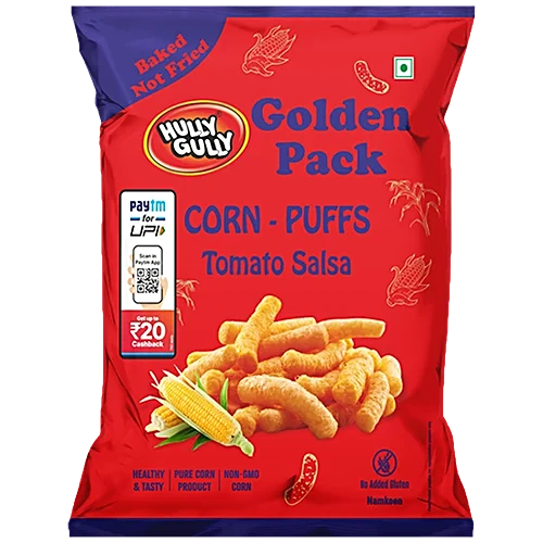 Hully Gully Snacks Corn Puff Tomato Salsa