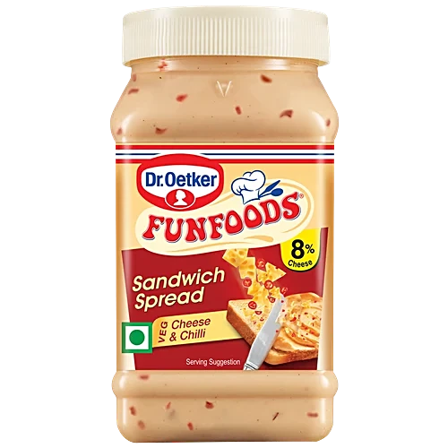 Dr.Oetker Funfoods Spread Sandwich Cheese And Chilli 