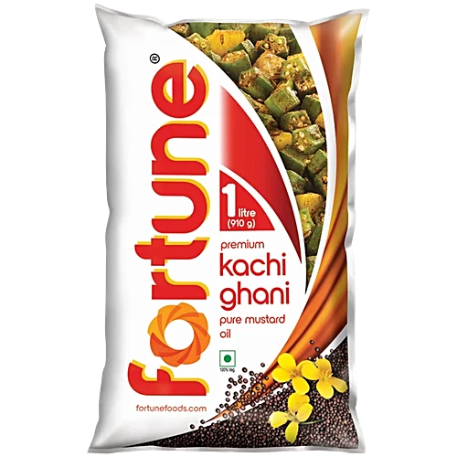 Fortune Oil Mustard Premium Kachi Ghani Pouch