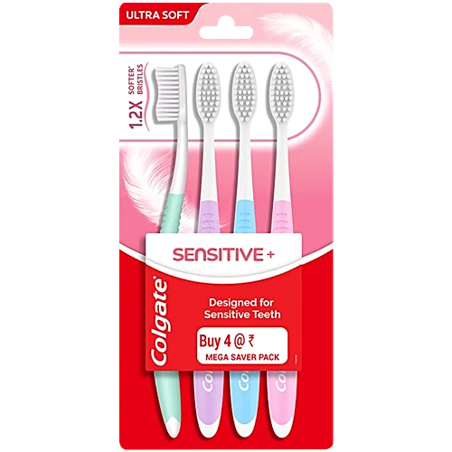 Colgate Tooth Brush Gentle Sensitive Ultra Soft 4 Pcs