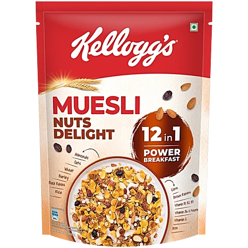 Kelloggs Muesli Almonds And Raisins Nuts Delight