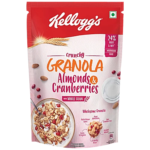 Kelloggs Corn Flakes Crunchy Granola  Almonds Cranberries