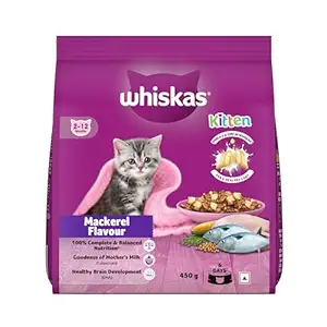 Whiskas Cat Food Mackerel Fish Flavour Kitten