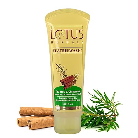 Lotus Herbals Face Wash Tea Tree Clear