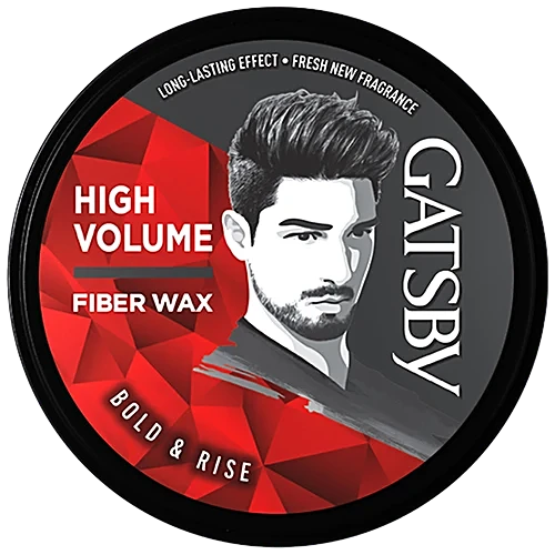 Gatsby Hair Wax Fiber High Quiff Bold N Rise