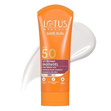 Lotus Herbals Sun Screen Cream Matte Gel UV SPF 50