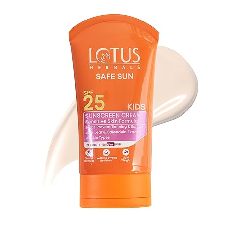 Lotus Herbals Sun Screen Cream Kids Sun Block Spf 25