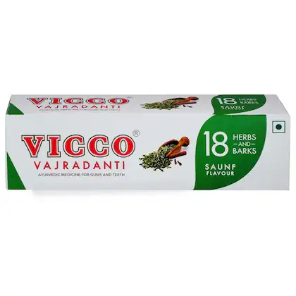 Vicco Tooth Paste Vajaradanti Herbs And Barks