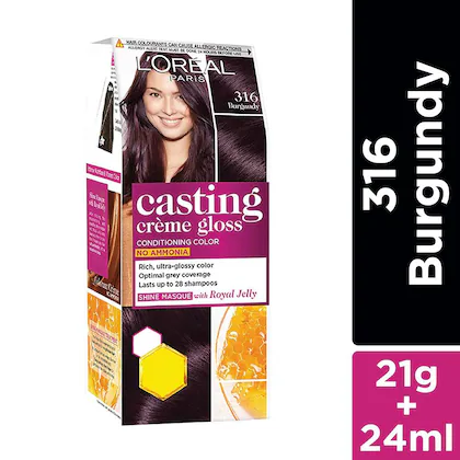Loreal Paris Hair Colour Casting Creme Gloss Burgundy 316