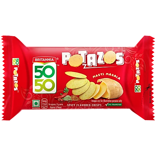 Britannia Biscuits 50 50 Potazos Masti Masala 