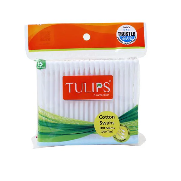 Tulips Cotton Ear Buds