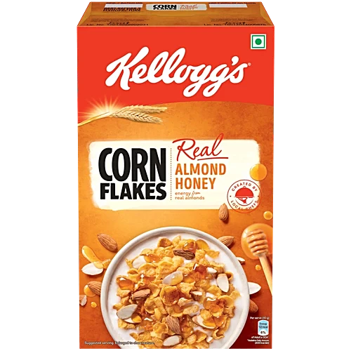 Kelloggs Corn Flakes Real Almond Honey