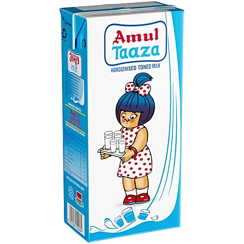 Amul Milk Taaza Homogenised Toned 