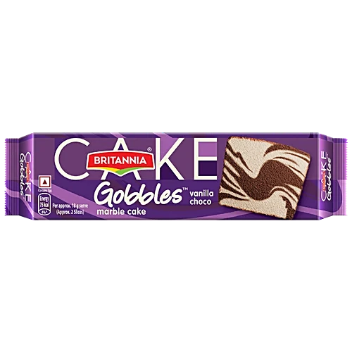 Britannia Cake Gobbles Vanilla Choco