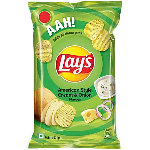 Lays Chips American Style Cream & Onion Flavour 