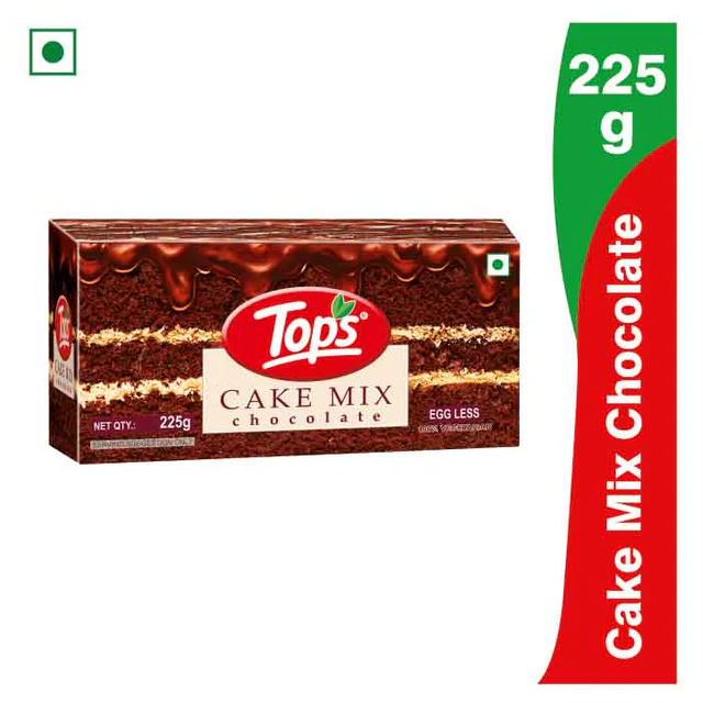 Tops Cake Mix Chocolate Egg Less	
