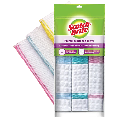 Scotch Brite Kitchen Towel 3 Pcs
