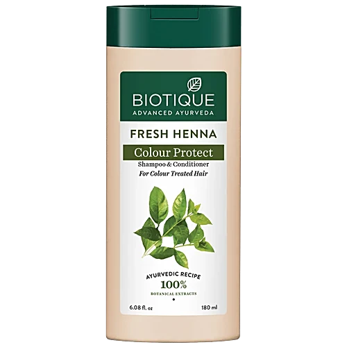 Biotique Shampoo Fresh Henna Colour Protect 