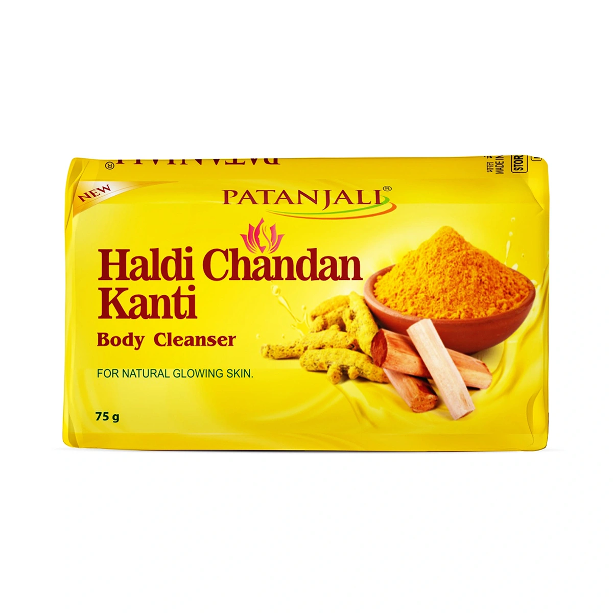 Patanjali Soap Haldi Chandan Kanti Body Cleanser 