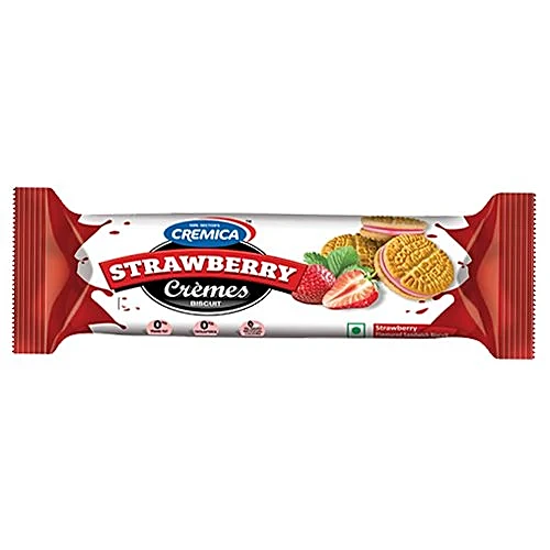 Cremica Biscuits Strawberry Cream