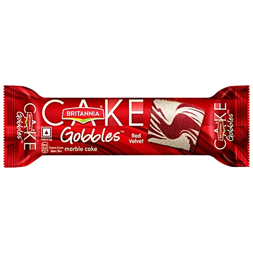 Britannia Cake Gobbles Red Velvet Marble 