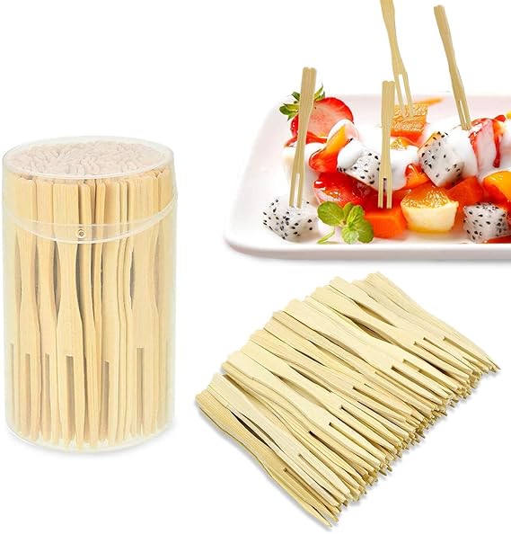 Disposable Wooden Spoons Fruit Kanta 1 Pkt